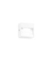 Outdoor wall light Dedra Metal, White Aluminum