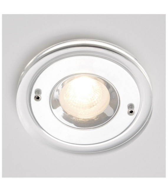 Spot Salle de bains Bibury Aluminium Clair, chromé