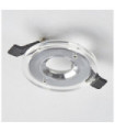 Bibury Bathroom Spotlight Clear Aluminum, chrome