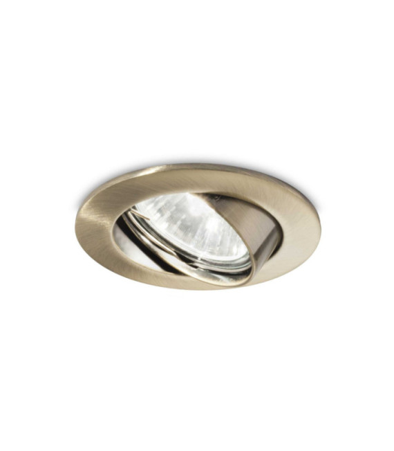 Foco empotrable Swing Bronce