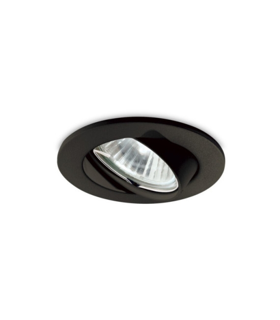 Faretto da incasso Swing Metal Nero