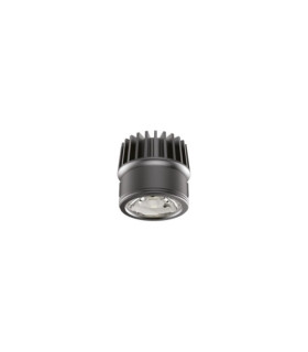 DYNAMIC recessed downlight Metal, Aluminum Matt black