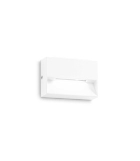 Lampada da parete per esterno Dedra in Metallo, Alluminio Bianco
