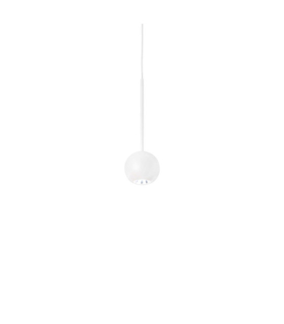 Archimede LED pendant light Metal, White plastic