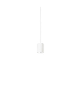 Lampada a sospensione LED Archimede Metallo, Plastica bianca