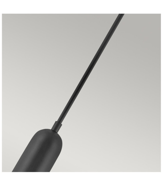 Lampada a sospensione a LED Dax Acciaio Nero