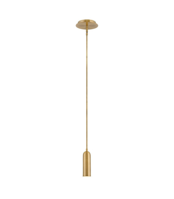 Lámpara colgante LED Dax Steel Brass Heritage