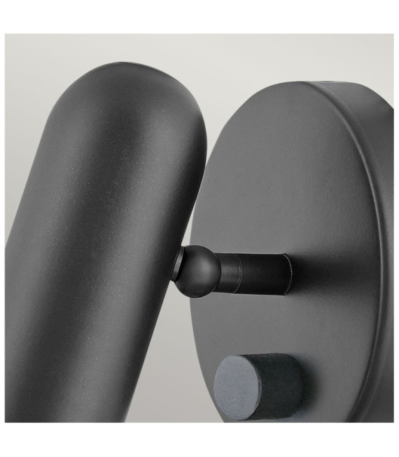 Lampe de lecture Dax Acier Noir