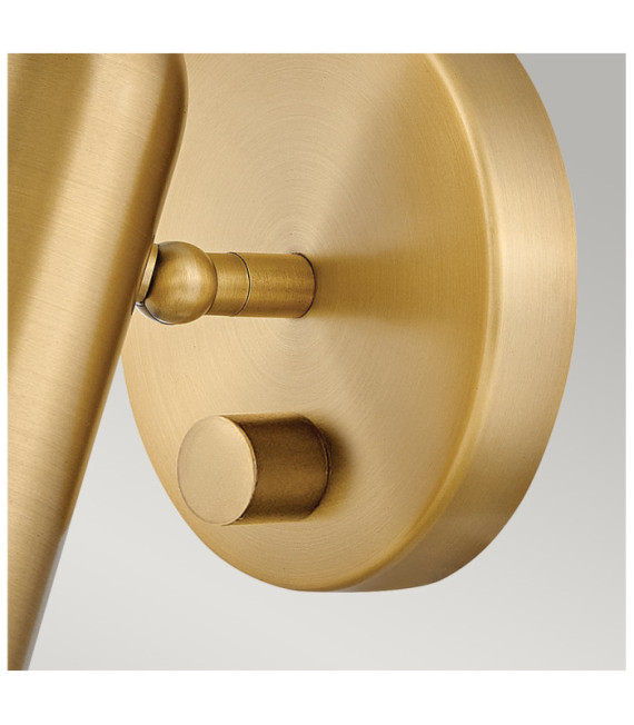 Lampada da lettura Dax Acciaio Ottone Heritage
