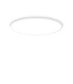 FLY LED ceiling light Metal, plastic, aluminum Matt White