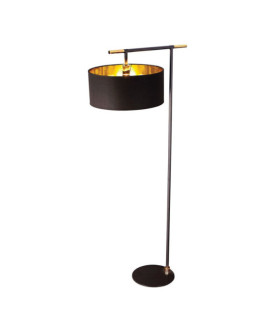 Balance Floor Lamp Black Steel Shade