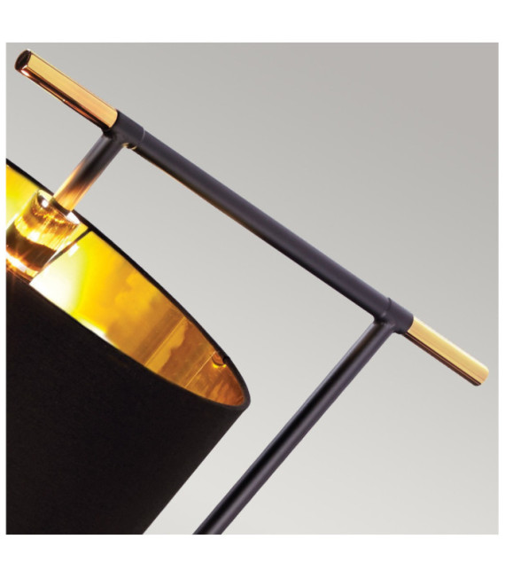 Balance Floor Lamp Black Steel Shade