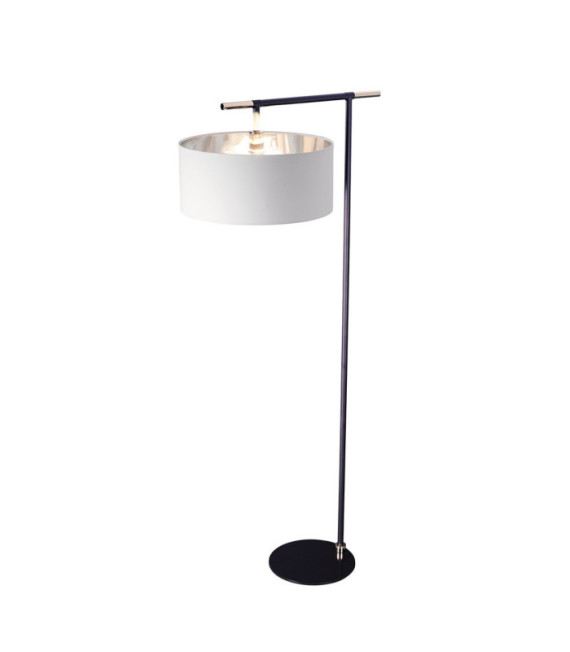 Balance Floor Lamp Black Steel Shade
