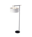 Balance Floor Lamp Black Steel Shade