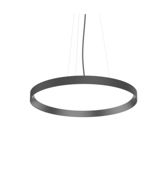 FLY LED pendant light Glass, Metal Matt black