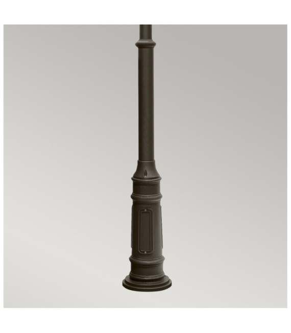 Lampada da terra per esterni Galena Vetro seminato, acciaio inox, fusione di alluminio Martre