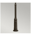 Lampadaire extérieur Galena Verre ensemencé,acier inoxydable,fonte d'aluminium Martre