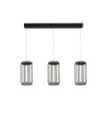 Suspension Circolo Aluminium,acier doux Blanc, sable noir