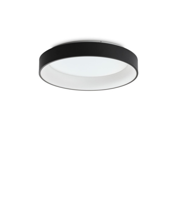 Lámpara de techo LED ZIGGY Metal, plástico negro
