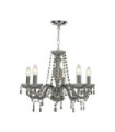 Marie pendant light Mild steel, glass, acrylic Gray