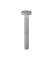 Borne de jardin Tesla Métal,Aluminium Gris