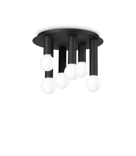 Small Black Metal Ceiling Light