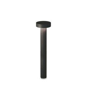 Tesla garden bollard Metal, Aluminum Black