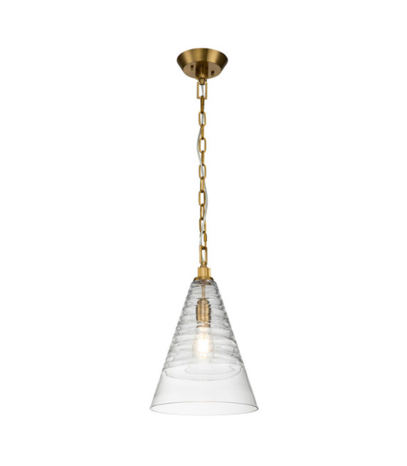 Suspension Feiss Aluminium,Acier,Verre Laiton bruni