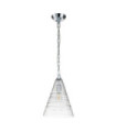 Feiss pendant light Aluminium, Steel, Glass Polished chrome