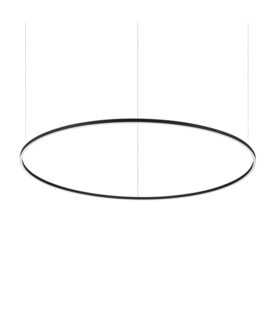 Lampada a sospensione ORACLE LED Metallo, plastica, alluminio Nero