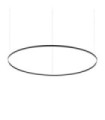 ORACLE LED pendant light Metal, plastic, aluminum Black