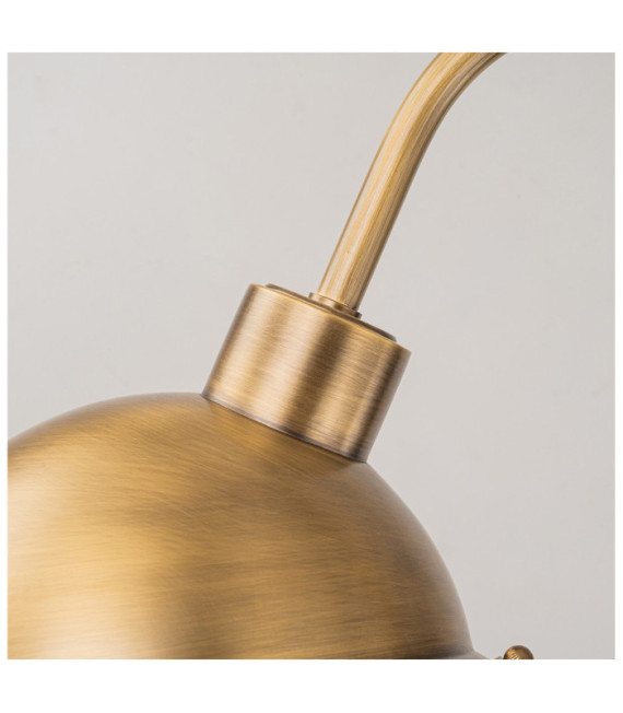 Außenstrahler Chiswick Brass, transparentes Prismenglas Antique Brass