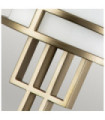 Fusion Wall Light Opal Glass, Steel, Painted Natural Brass
