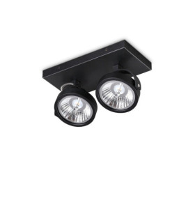 KONIG Foco Metal, Plástico Negro