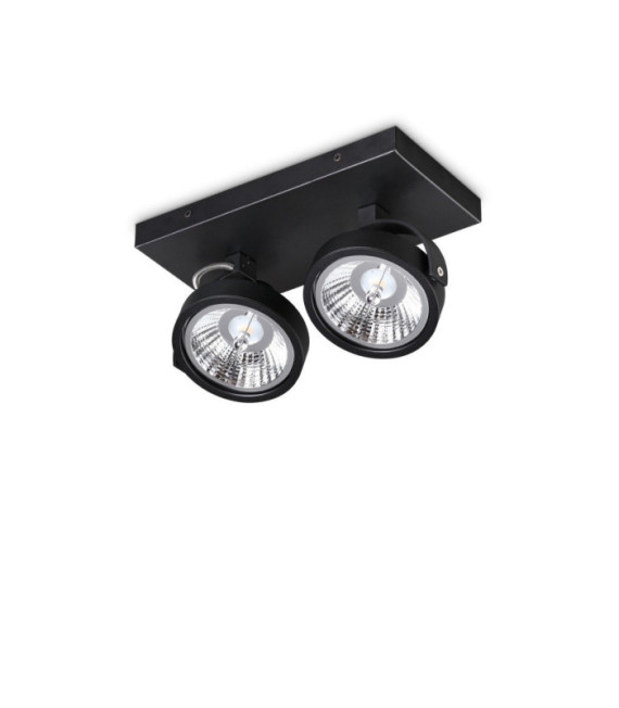 KONIG Spotlight Metall, schwarzer Kunststoff