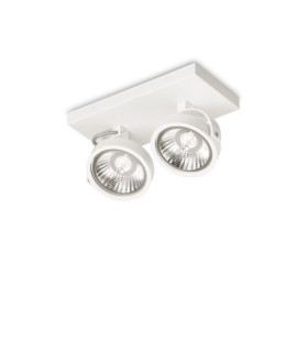 Spot KONIG Métal,Plastique Blanc