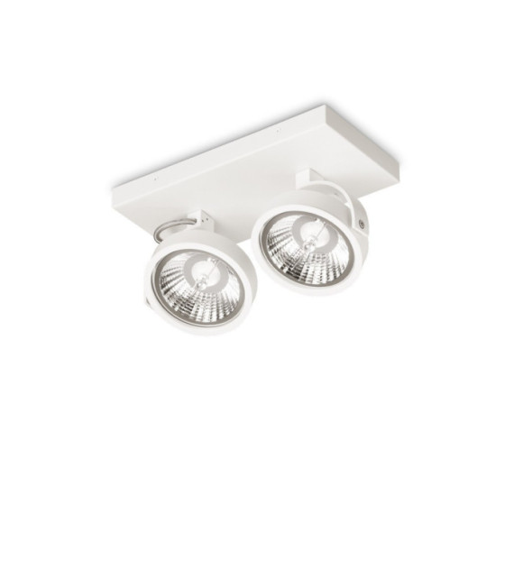 KONIG Foco Metal, Plástico Blanco