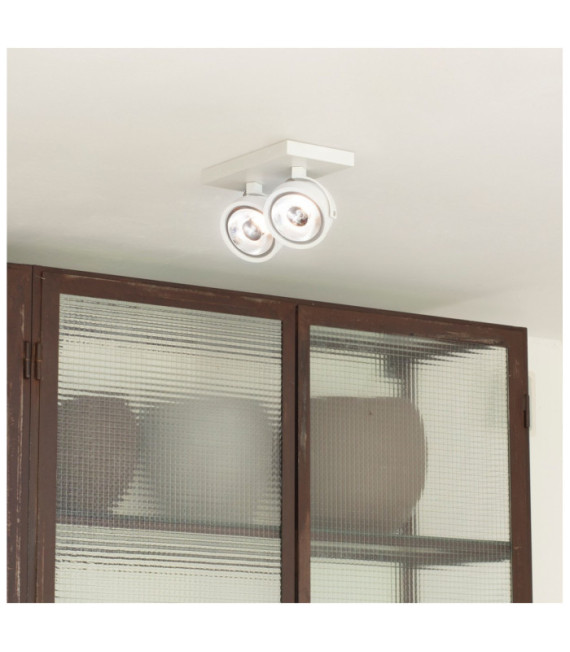 Spot KONIG Métal,Plastique Blanc