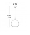 Suspension design LUNA Or 24 Carats 1 ampoule