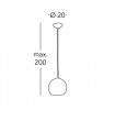 Suspension design LUNA Or 24 Carats 1 ampoule