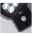 Portable wall light Solar ABS, Polycarbonate Satin black