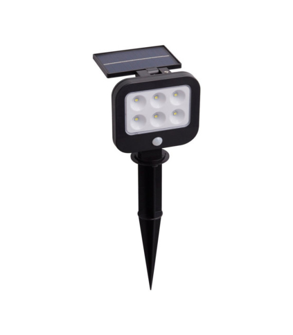 Lampe sur piquet Solar ABS,Polycarbonate Noir satiné