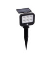Solar ABS, Polycarbonate stake light Satin black