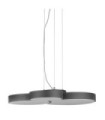 Suspension LED Larissa Alliage métallique,plastique Noir