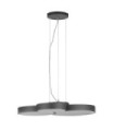 Suspension LED Larissa Alliage métallique,plastique Noir