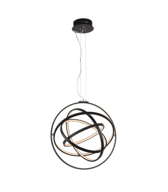 Tryton pendant light Metal alloy, aluminum Black