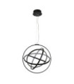 Tryton pendant light Metal alloy, aluminum Black