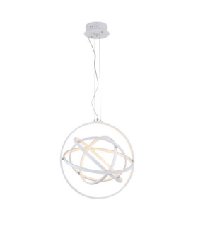 Lampada a sospensione Tryton Lega metallica, alluminio Bianco