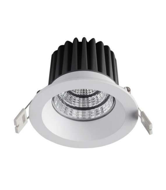 Downlight encastré Tengo Aluminium Blanc