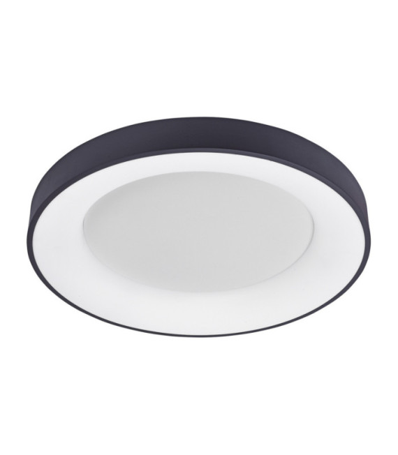 Plafoniera LED Giulia Acrilico, Alluminio Nero
